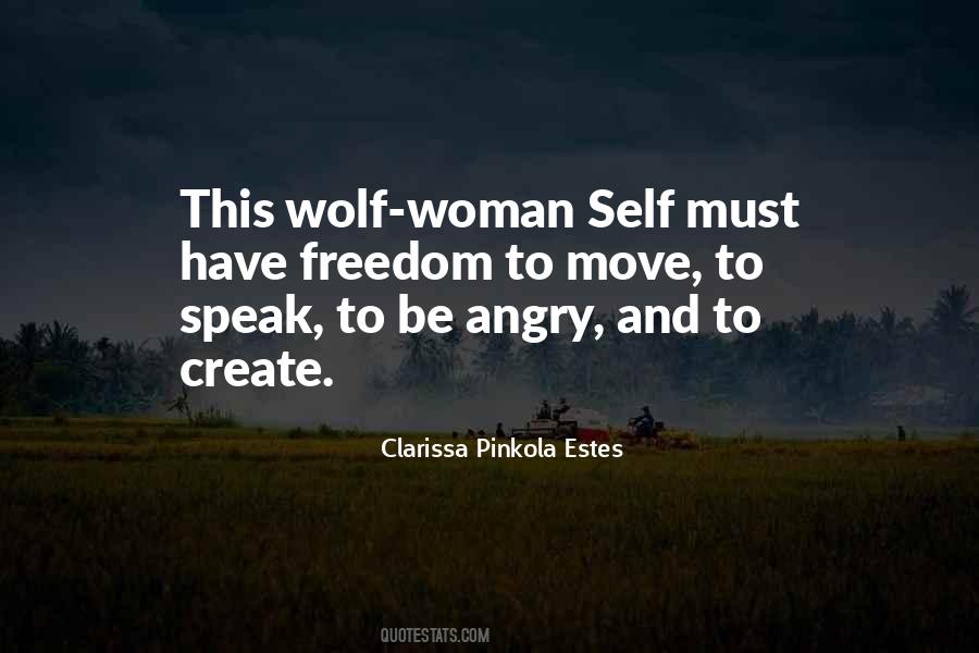 Wolf And Woman Quotes #414499