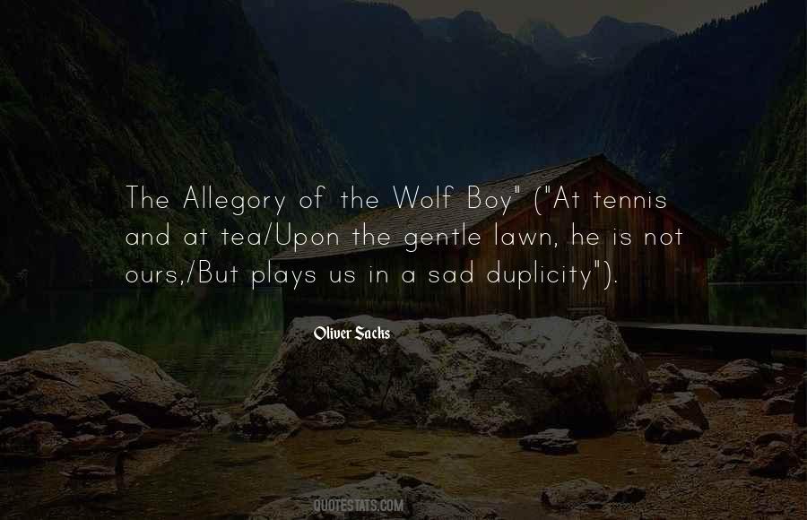 Wolf Boy Quotes #1054099