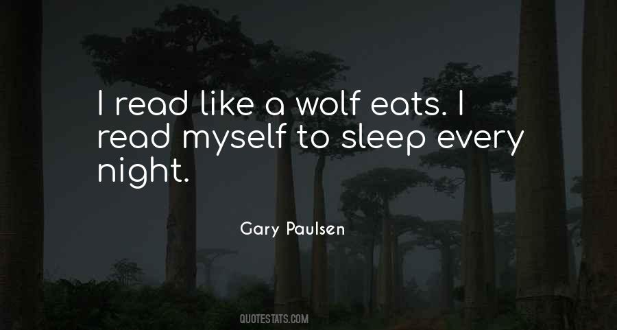 Wolf Night Quotes #1625664