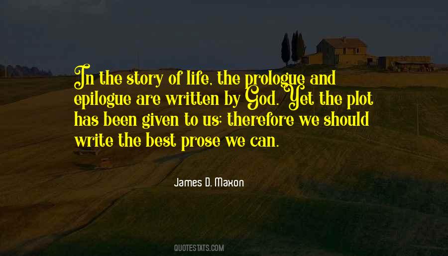 Quotes About God Writing Your Story #1811683
