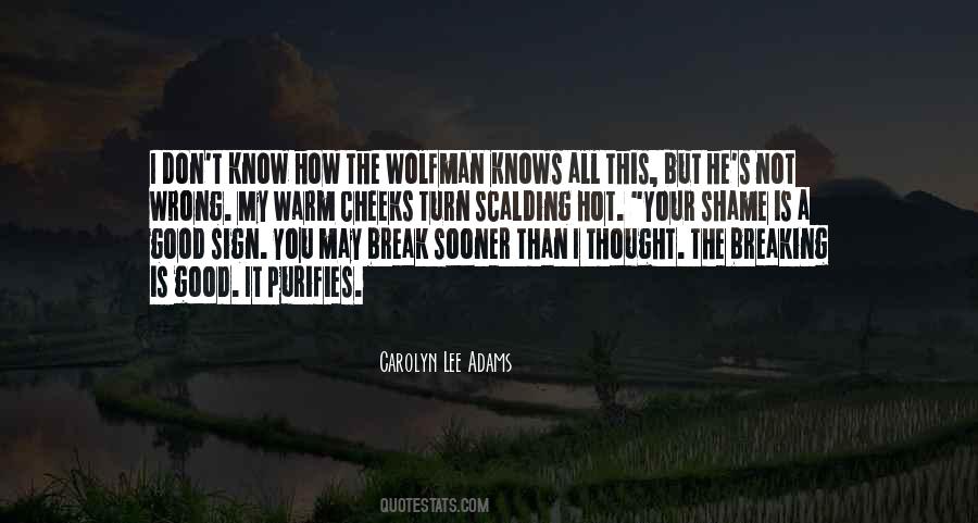 Wolfman Quotes #1373087