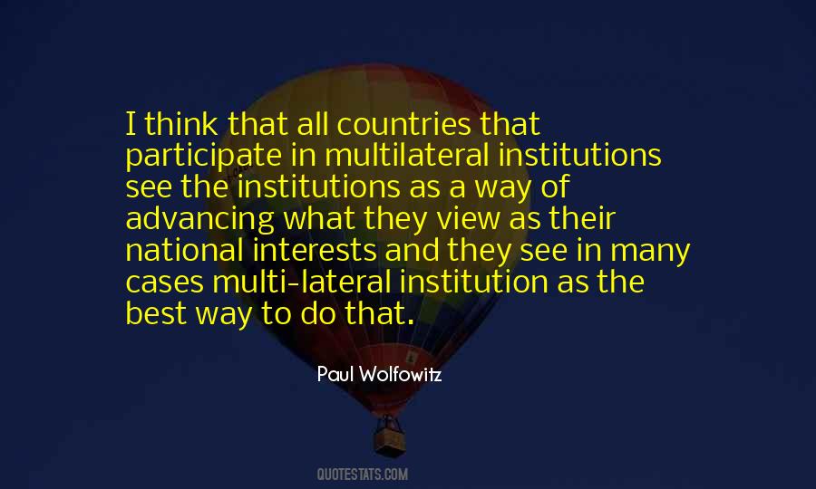 Wolfowitz Quotes #78850