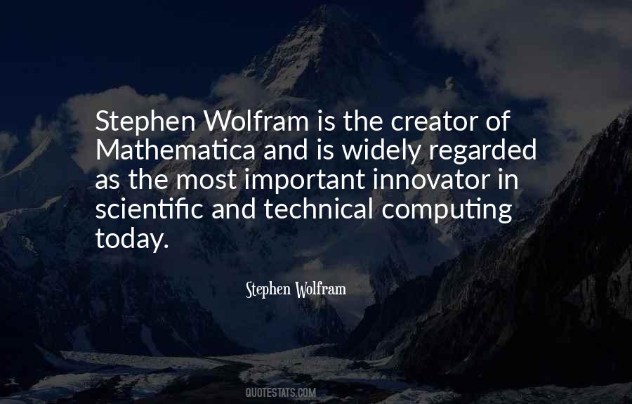 Wolfram Quotes #421886