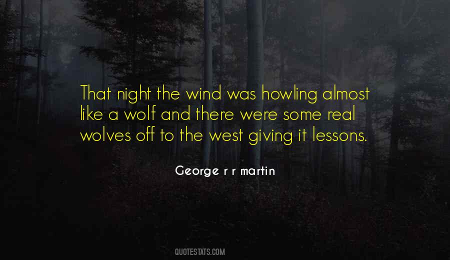 Wolves Howling Quotes #1736109