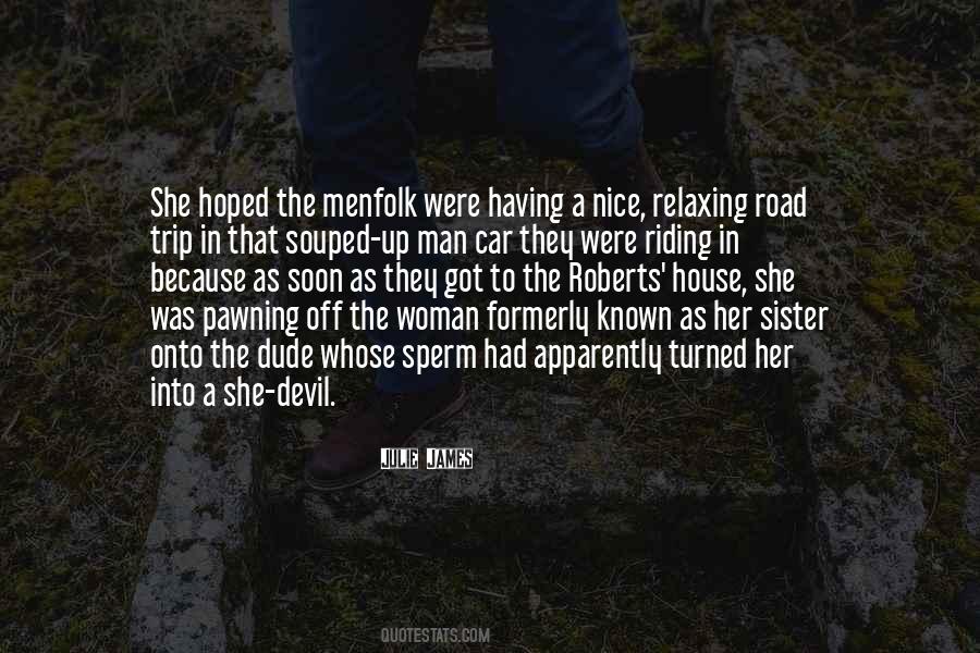 Woman And Devil Quotes #1068160