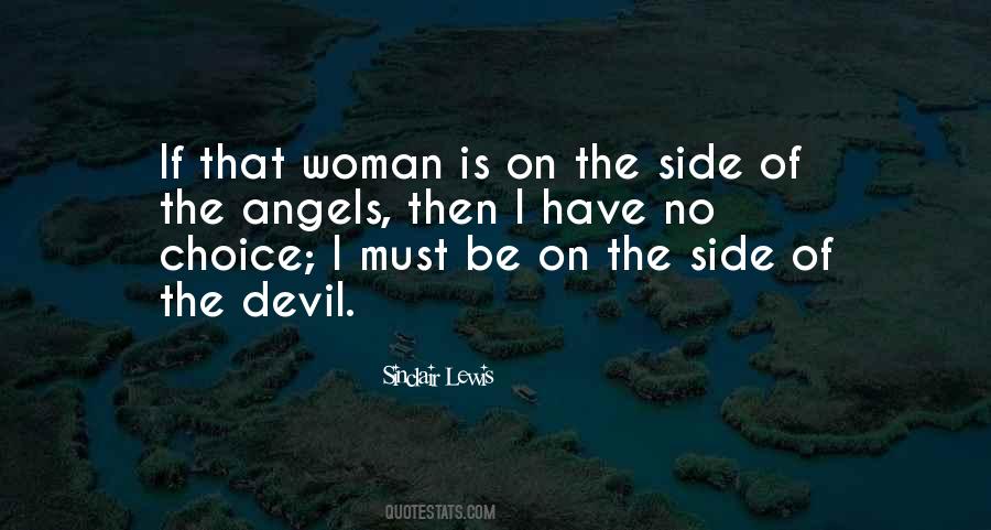 Woman And Devil Quotes #113788