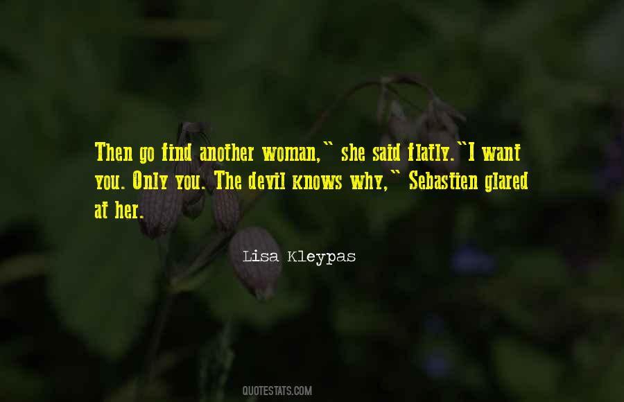 Woman And Devil Quotes #1183275