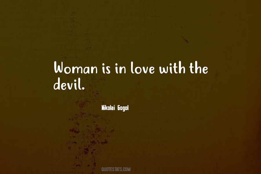 Woman And Devil Quotes #1468646