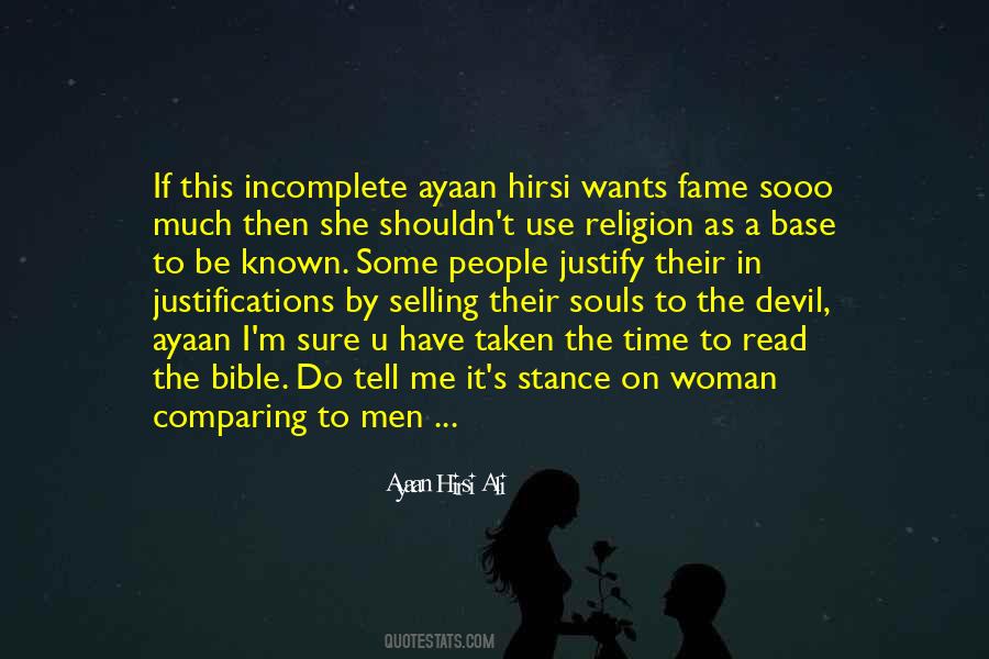 Woman And Devil Quotes #1526641