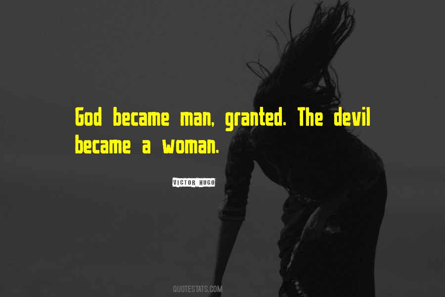 Woman And Devil Quotes #1677487