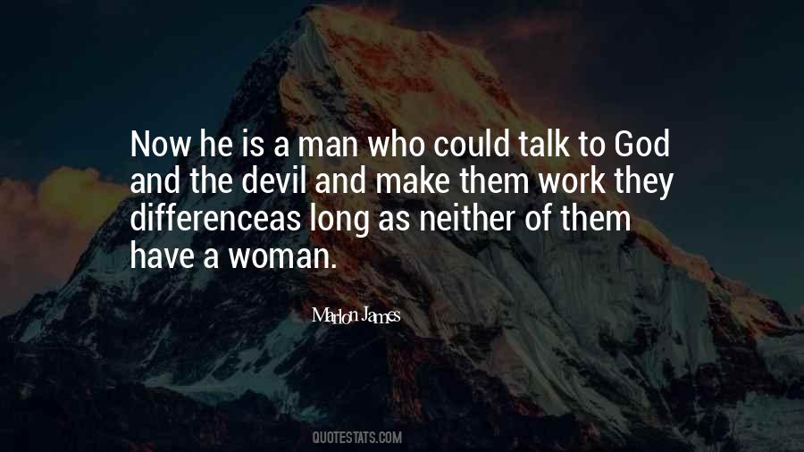 Woman And Devil Quotes #1735824