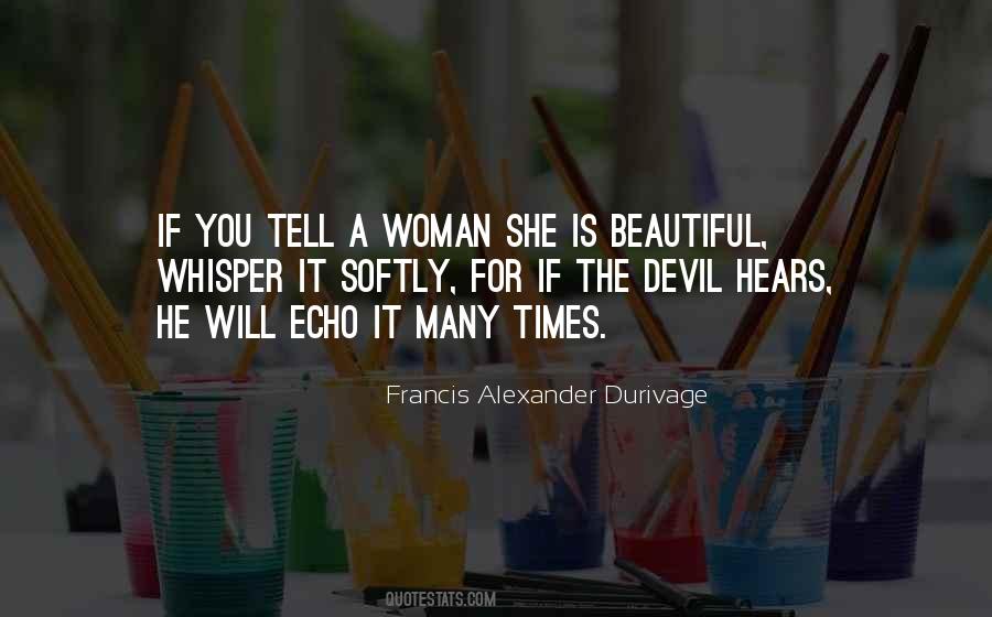 Woman And Devil Quotes #419102