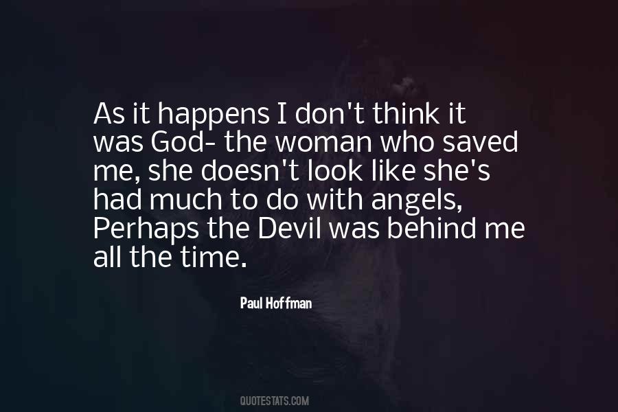 Woman And Devil Quotes #810122