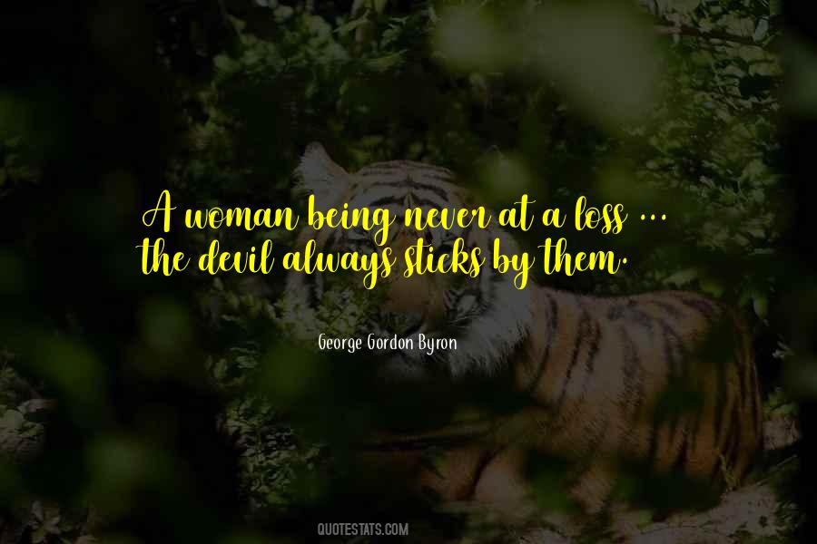Woman And Devil Quotes #945637