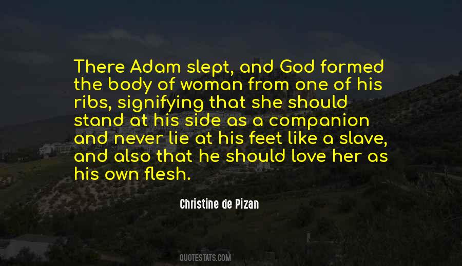 Woman And God Quotes #407356
