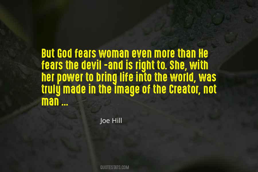 Woman And God Quotes #409088