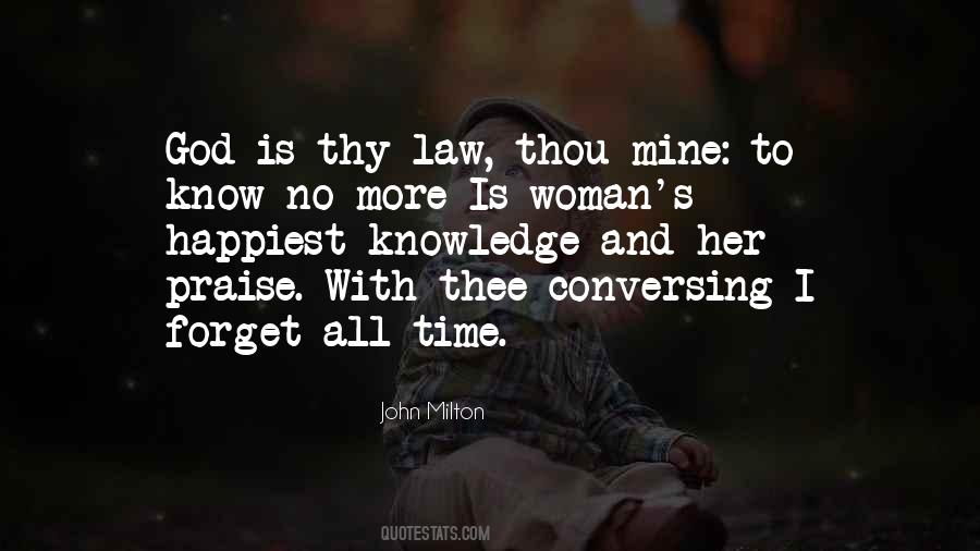 Woman And God Quotes #480237