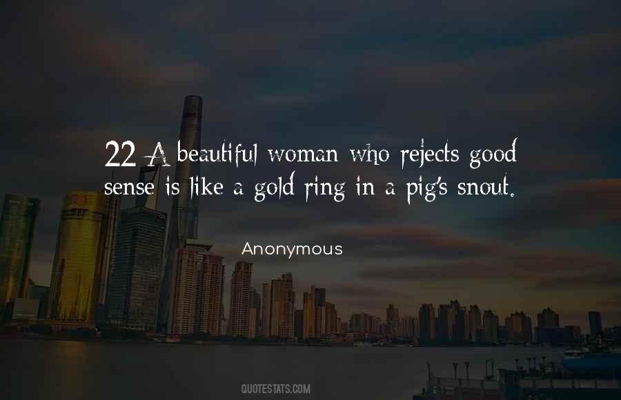 Woman And Gold Quotes #59700