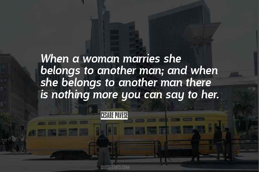 Woman And Her Man Quotes #206675