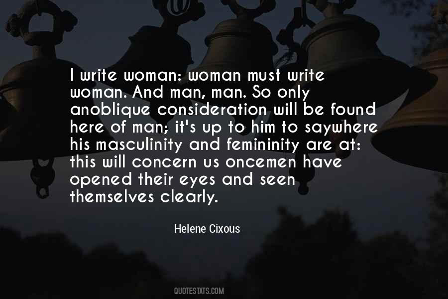 Woman And Man Quotes #981244