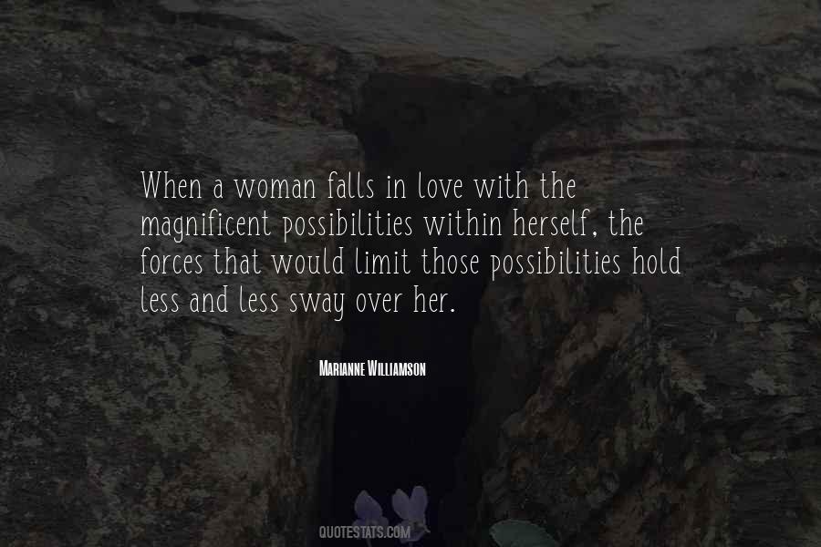 Woman Falling In Love Quotes #1742360