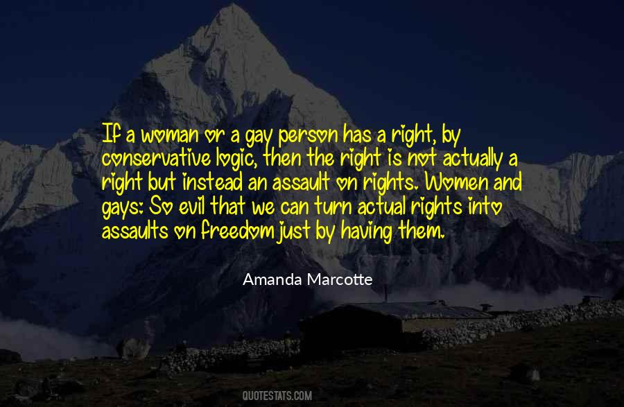 Woman Is Right Quotes #279757