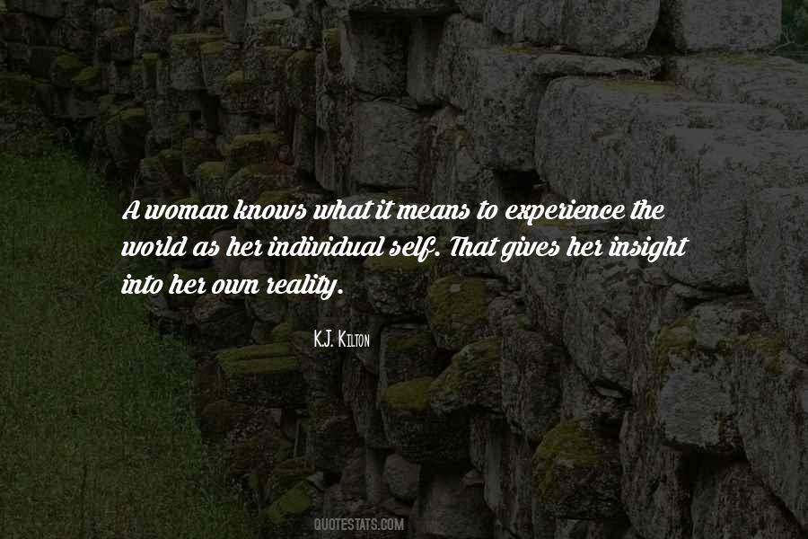 Woman Knows Quotes #138288