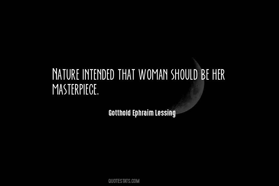 Woman Masterpiece Quotes #924790