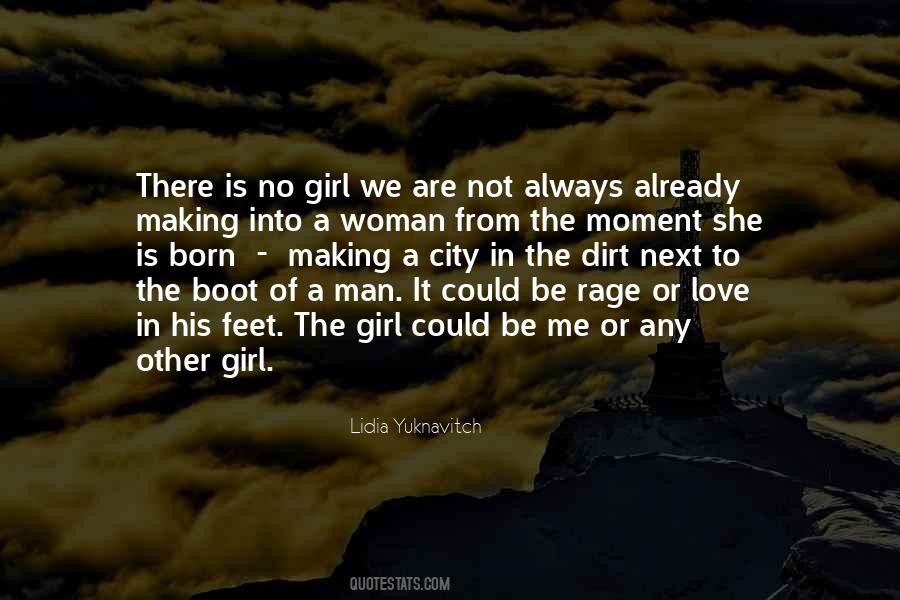 Woman Not A Girl Quotes #1336973