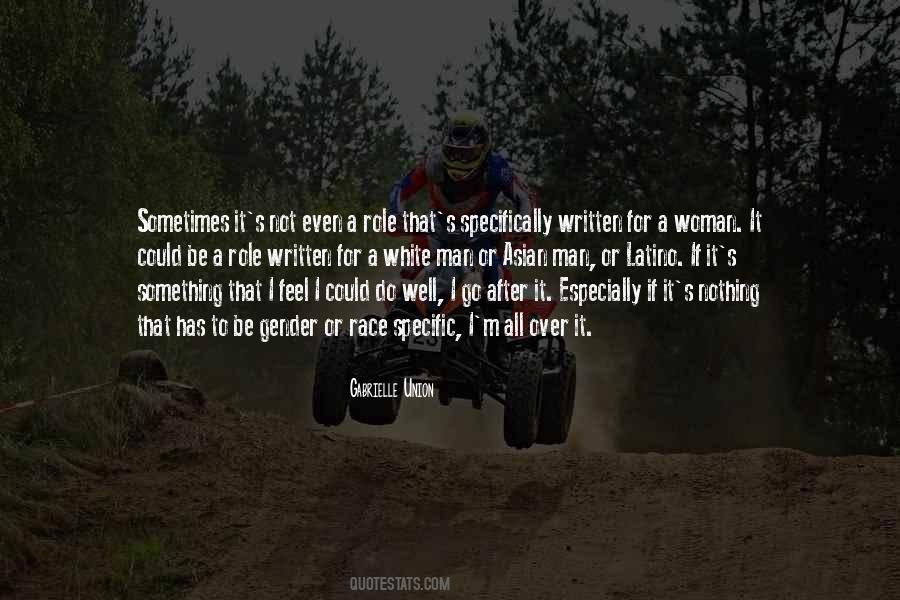 Woman Over Man Quotes #1056727