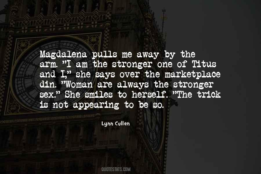 Woman Stronger Quotes #1006490