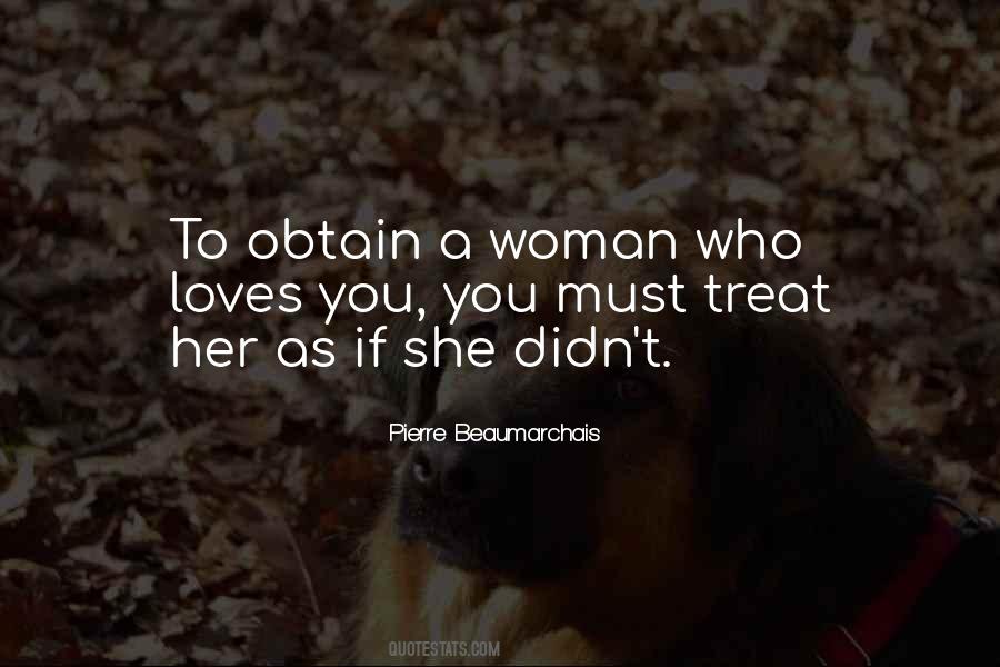 Woman Treat Quotes #492279