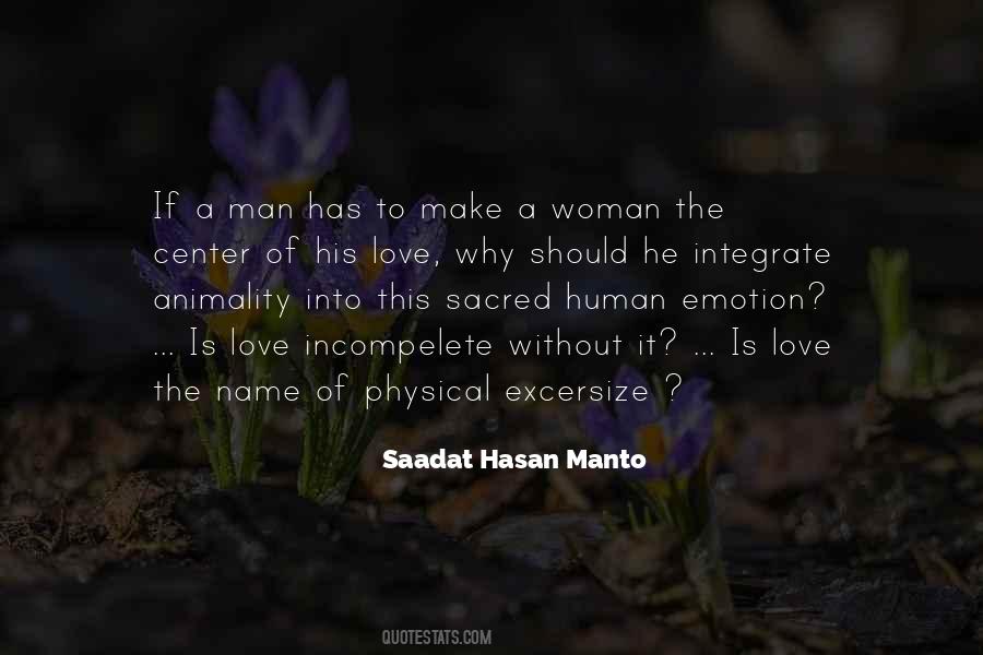 Woman Without Love Quotes #1017803