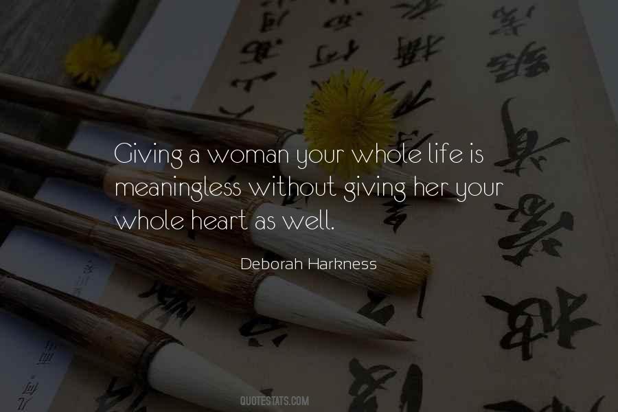 Woman Without Love Quotes #698053