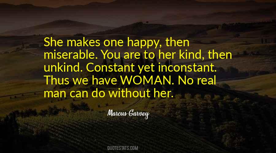 Woman Without Man Quotes #840463