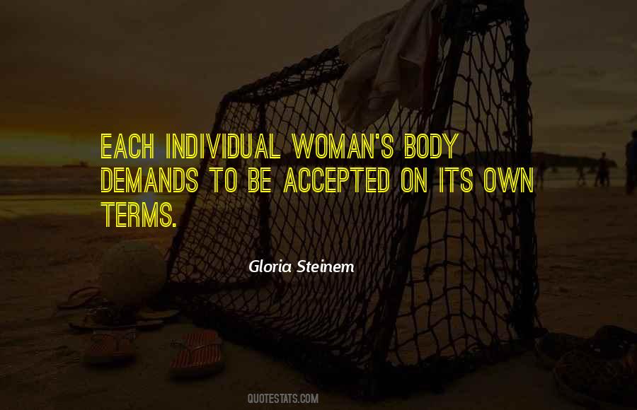 Woman's Body Quotes #1382978