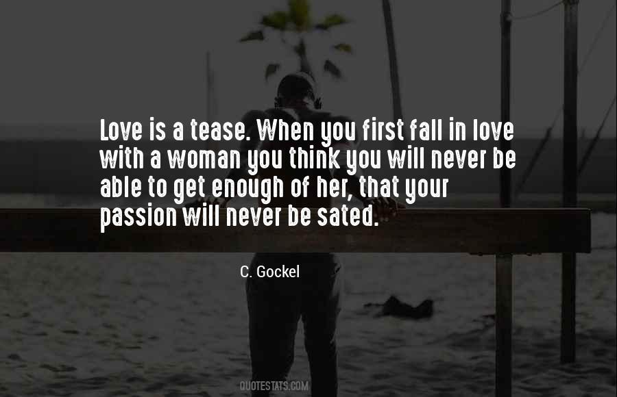 Woman's First Love Quotes #1655668