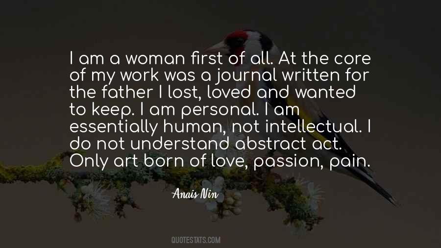 Woman's First Love Quotes #1811110