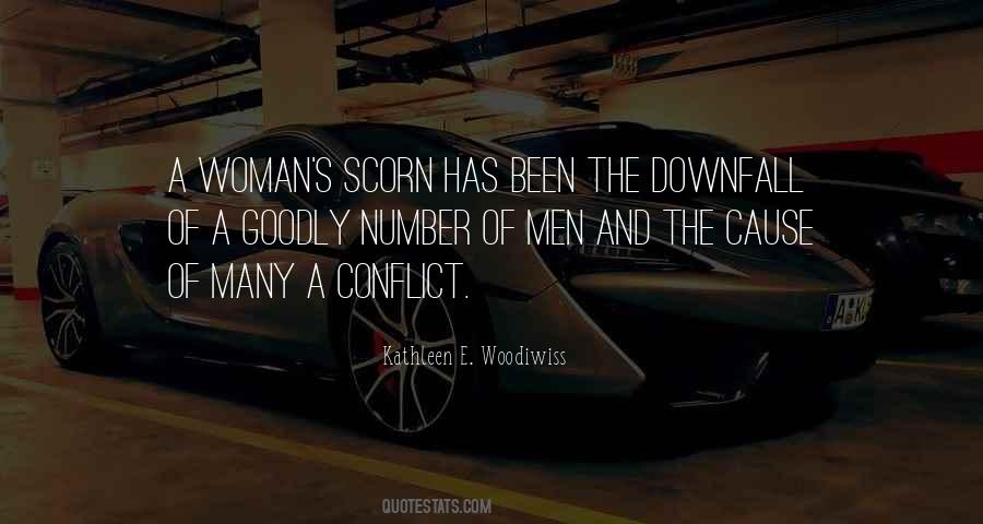 Woman's Scorn Quotes #1280258