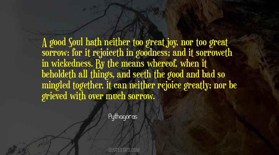 Quotes About Joy And Sorrow #94734