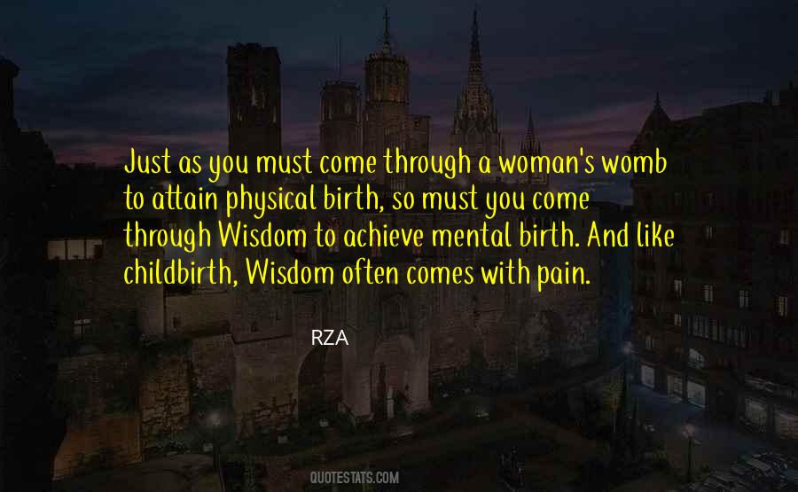 Womb Wisdom Quotes #930200