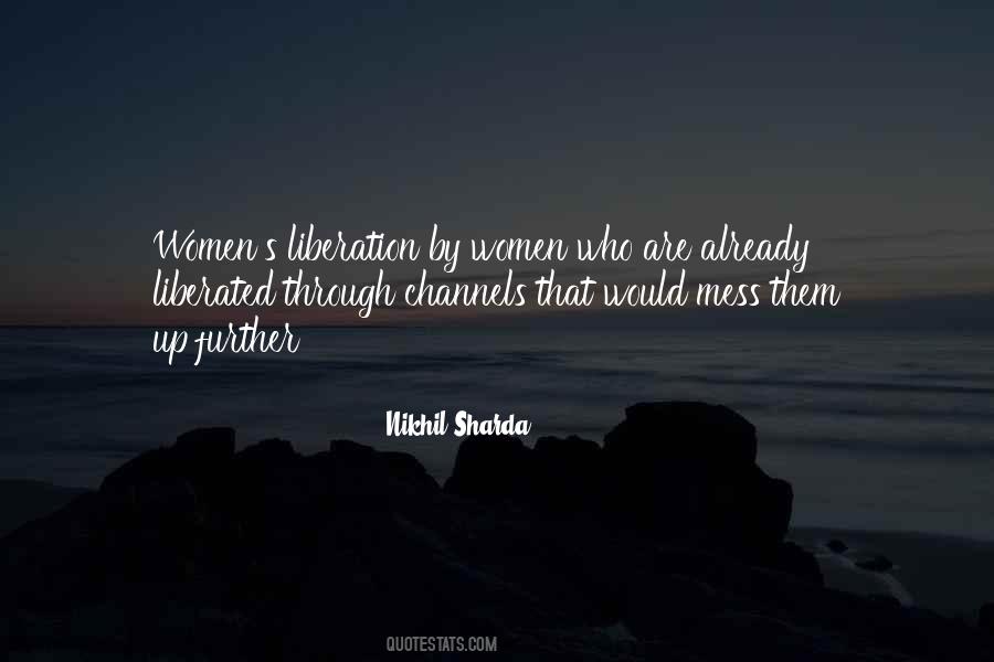 Women's Liberation Quotes #1666136