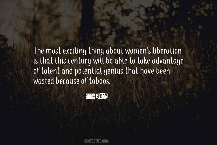 Women's Liberation Quotes #815836