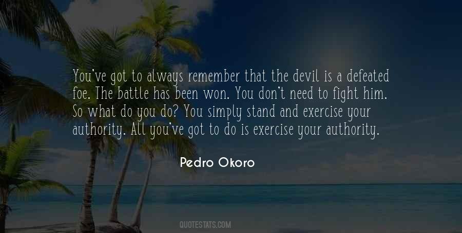 Won't Be Defeated Quotes #243510