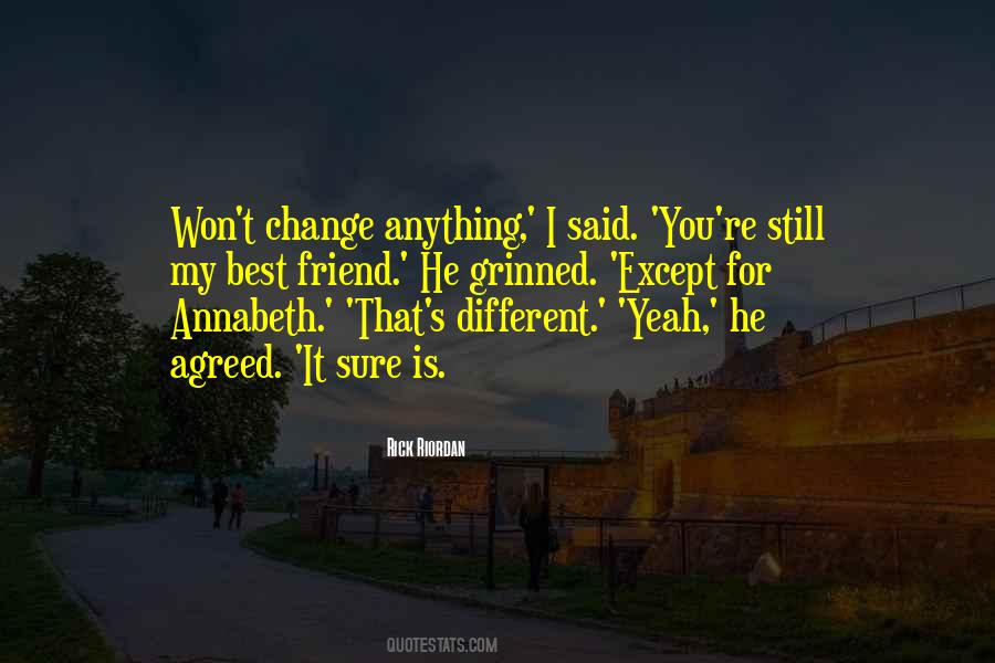 Won't Change Quotes #921101