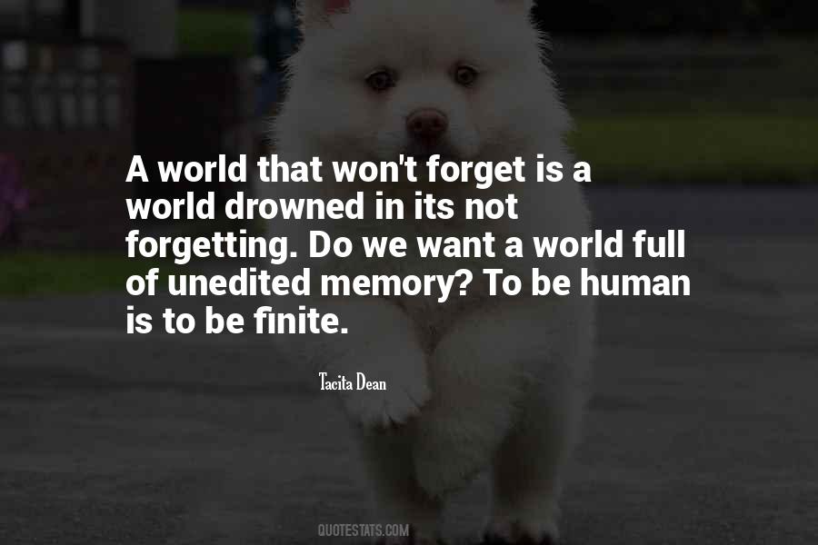 Won't Forget Quotes #1459110