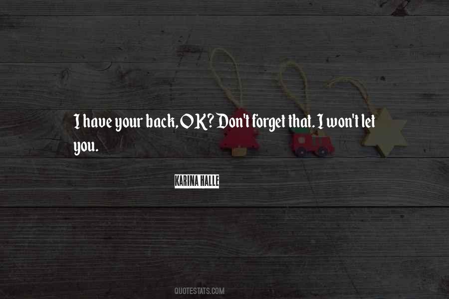 Won't Forget You Quotes #1355607