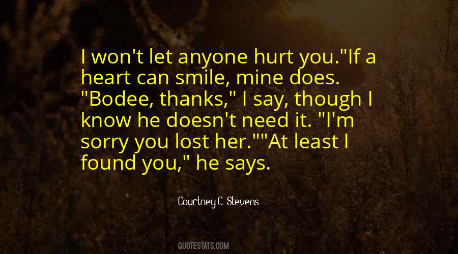 Won't Hurt You Quotes #1075823