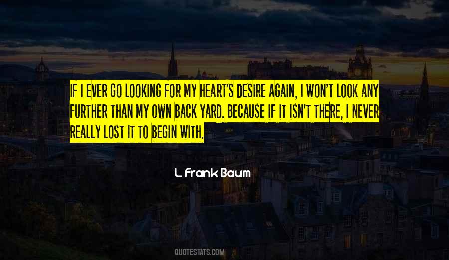 Won't Look Back Quotes #730622