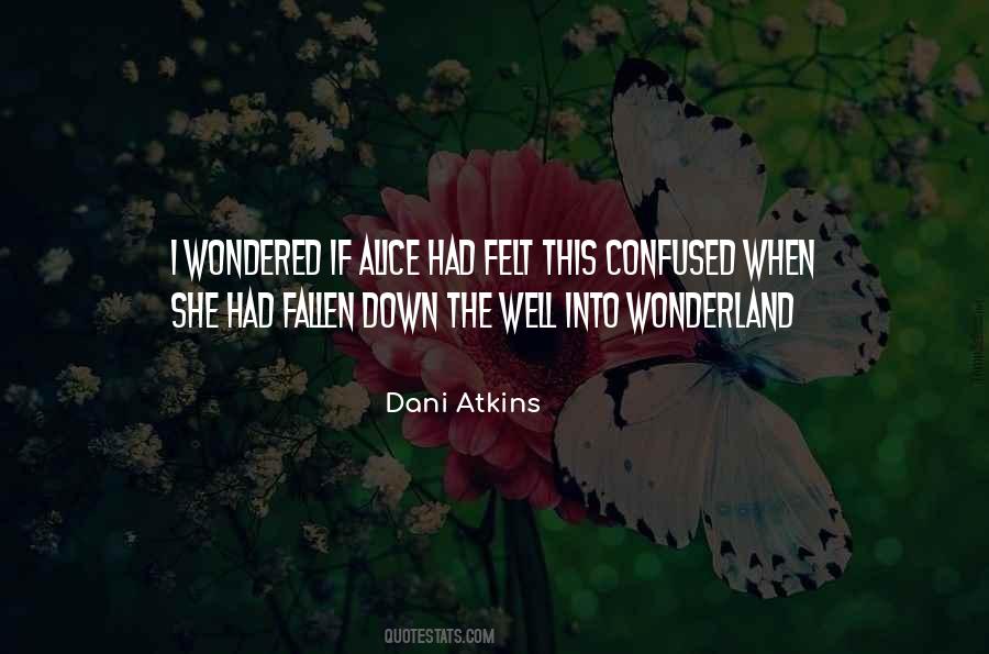 Wondered Quotes #1646227